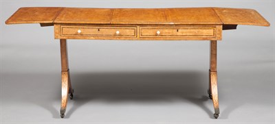Lot 175 - Regency Inlaid Satinwood Sofa Table Height 28...