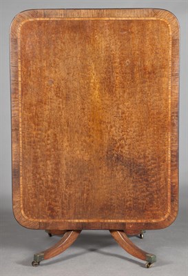 Lot 195 - Regency Inlaid Mahogany Breakfast Table Height...
