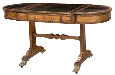 Lot 480 - Regency Gilt-Metal-Mounted Rosewood Games...