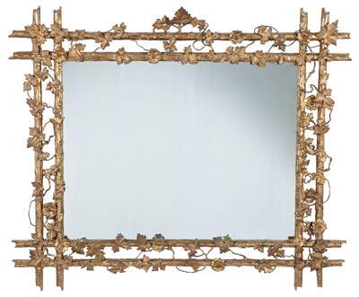 Lot 318 - Victorian Style Giltwood Floral and Ivy...