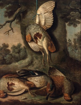 Lot 146 - Manner of Stephen Elmer Partridge and Teal Oil...