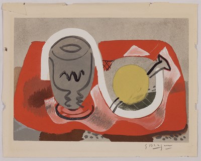 Lot 2111 - After Georges Braque NATURE MORTE AU CITRON (V....
