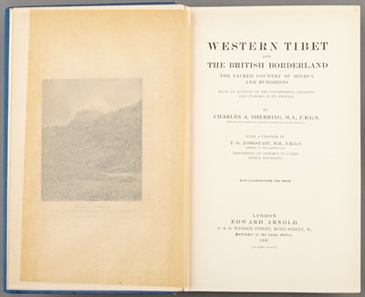 Lot 210 - SHERRING, CHARLES A. Western Tibet and the...