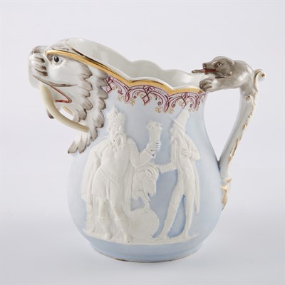 Lot 542 - Union Porcelain Works Ice Water Pitcher Circa...