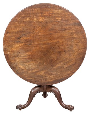 Lot 379 - George II Mahogany Tripod Table Circa 1740 The...
