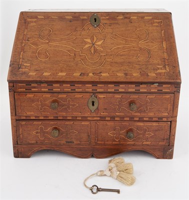 Lot 447 - Continental Marquetry and Parquetry Inlaid...