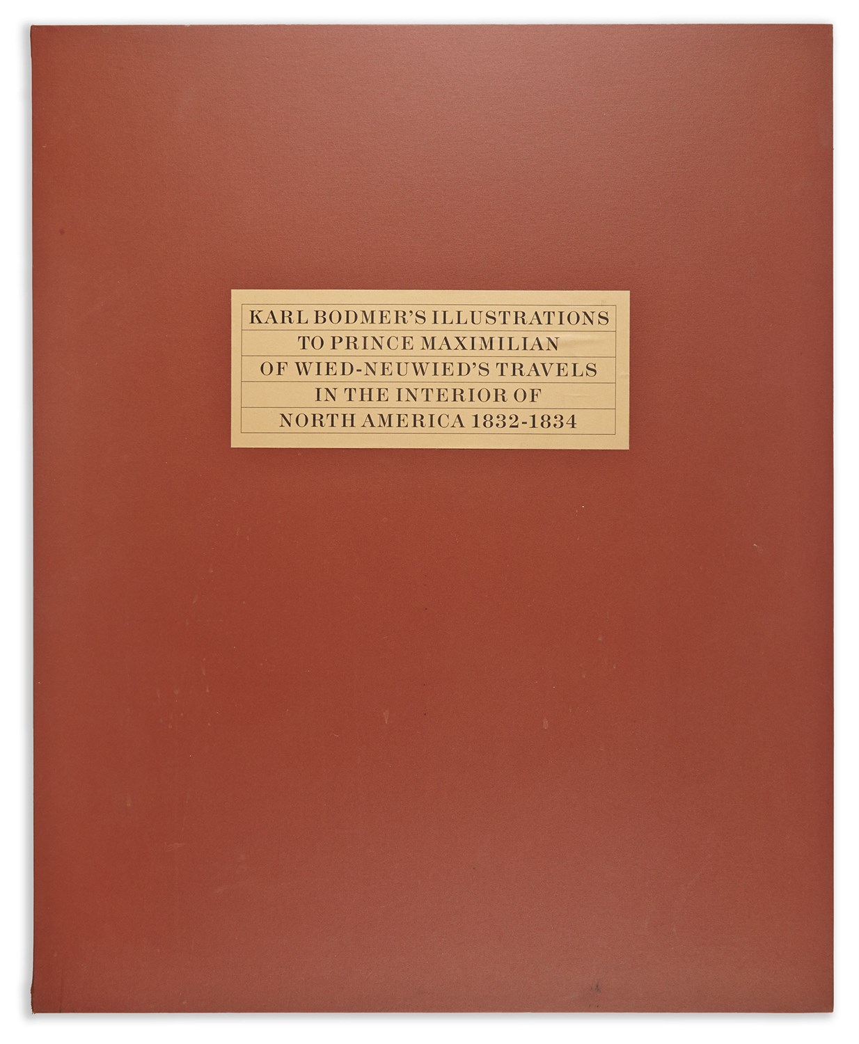 Lot 245 - [BODMER, KARL] Bodmer's America. Karl Bodmer's...