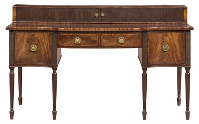 Lot 255 - George III Inlaid Mahogany Sideboard Late 18th...