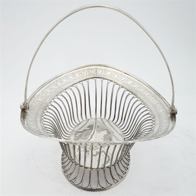 Lot 260 - George III Sterling Silver Cake Basket...