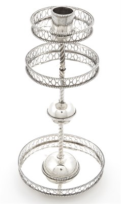 Lot 386 - Pair of Dutch Sterling Silver Footed...