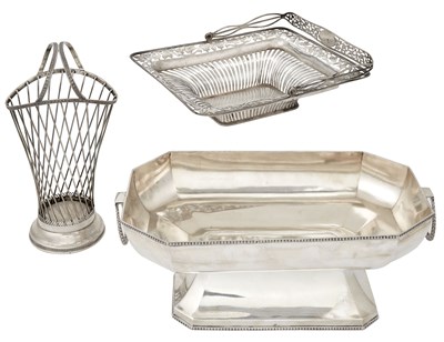 Lot 389 - Group of Three Continental Sterling Silver...
