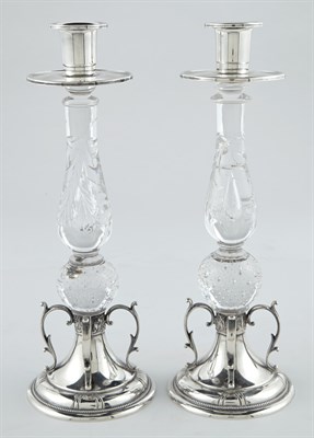 Lot 394 - Reed & Barton Sterling Silver and Glass...