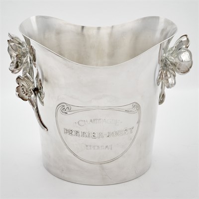 Lot 394 - Two Christofle for Perrier-Jouët Art Nouveau...