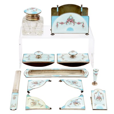 Lot 356 - Foster & Bailey Sterling Silver and Enamel...
