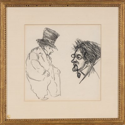 Lot 42 - Robert Henri American, 1865-1929 Man's Head...