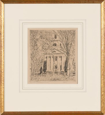 Lot 107 - Childe Hassam (1859-1935) THE CHURCH AT OLD...