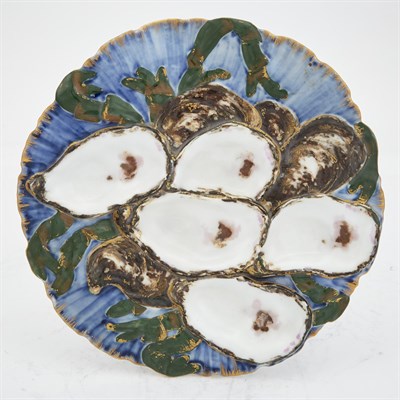 Lot 541 - Set of Six Haviland Limoges Porcelain Oyster...