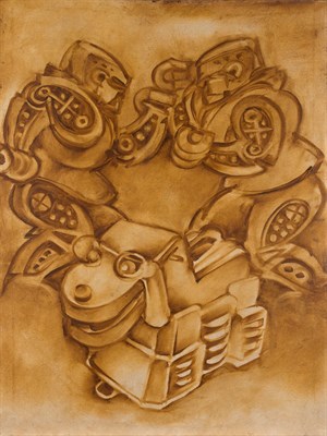 Lot 88 - Martin Wong American, 1946-1999 Rivet Dog,...