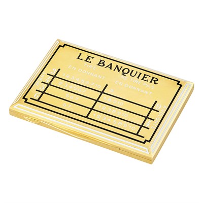 Lot 300 - Gold and Enamel Card Case, Alfred Dunhill, Paris