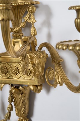 Lot 393 - Pair of George III Style Gilt-Bronze Two-Tier...