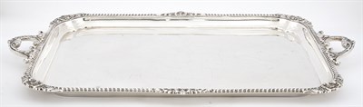 Lot 198 - Victorian Sterling Silver Two-Handled Tray...