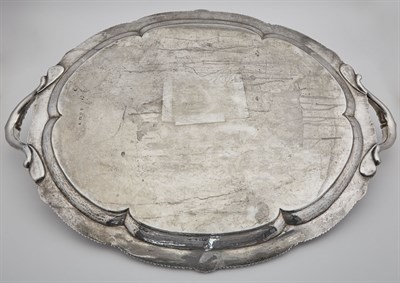 Lot 197 - Victorian Sterling Silver Two-Handled Tray R&S...