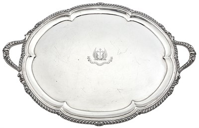 Lot 197 - Victorian Sterling Silver Two-Handled Tray R&S...
