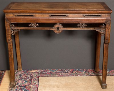 Lot 428 - Chinese Hardwood and Softwood Table Height 33...