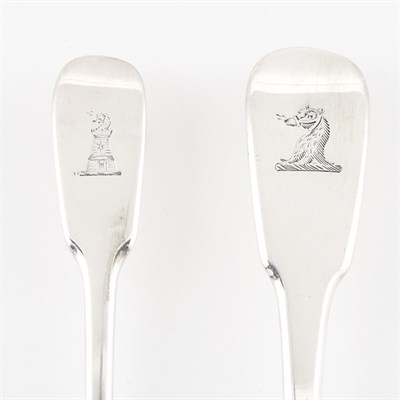 Lot 263 - Georgian and Victorian Sterling Silver...