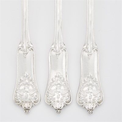 Lot 328 - Imperial German Silver Flatware Service Johann...