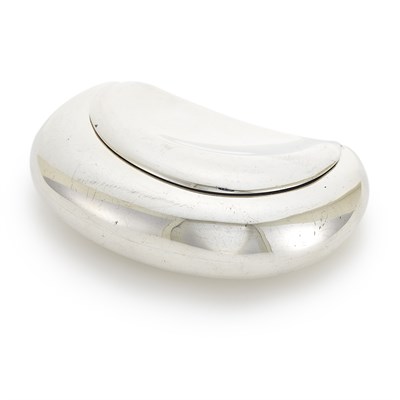Lot 1537 - Sterling Silver Bean Clutch, Tiffany & Co., Elsa Peretti