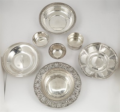 Lot 178 - Group of Seven American Sterling Silver Bowls...