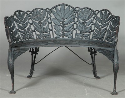 Lot 253 - Pair of Coalbrookdale Style Laurel Pattern...