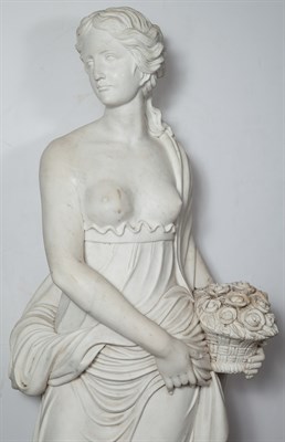 Lot 248 - Set of Four Allegorical Marble Figures...