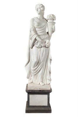 Lot 248 - Set of Four Allegorical Marble Figures...