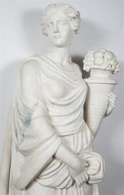 Lot 248 - Set of Four Allegorical Marble Figures...