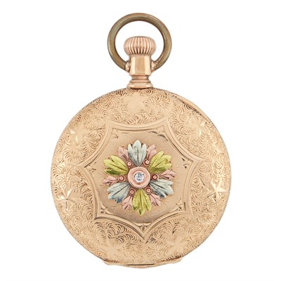 Lot 322 - Two Gold and Gem-Set Pocketwatches, Waltham