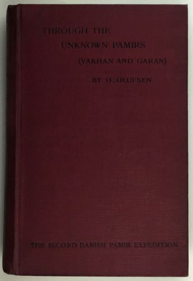 Lot 170 - OLUFSEN, O. Through the Unknown Pamirs. The...