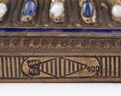 Lot 240 - Continental Gem-Set Silver-Gilt, Enamel and...