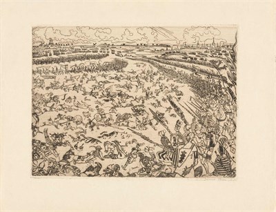 Lot 71 - James Ensor BATAILLE DES ÉPERONS D'OR (D. 95;...
