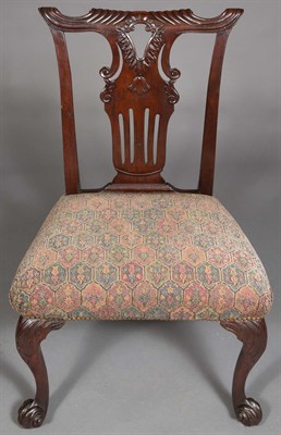 Lot 443 - George II Mahogany Side Chair Mid-18th century...