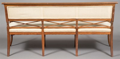 Lot 544 - Pair of Regency Style Mahogany Upholstered...