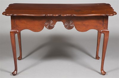Lot 473 - Queen Anne Walnut and Cherry Side Table The...