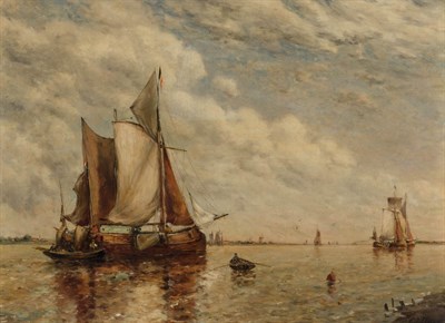 Lot 1003 - Paul Jean Clays Belgian, 1819-1900 Shipping in...