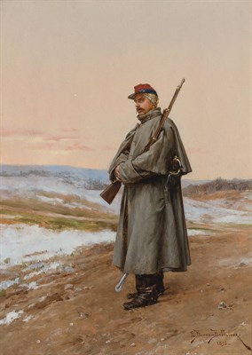 Lot 1013 - Etienne Prosper Berne-Bellecour French,...
