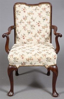 Lot 460 - George II Walnut Armchair