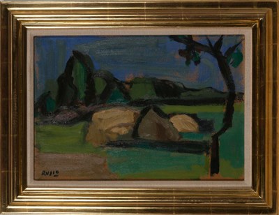 Lot 1073 - Raul Russo Argentinian, 1912-1984 Landscape...