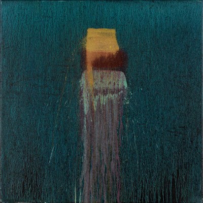 Lot 2045 - Pat Steir American, b. 1940 Small Blue with...