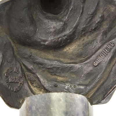 Lot 138 - Russian Bronze Bust of Prince Andrey III Cast...