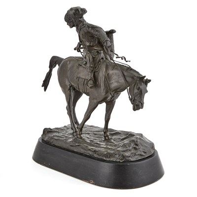 Lot 139 - Russian Bronze Group of Circassian Looking...